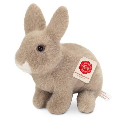 Grey Sitting Rabbit Plush Toy