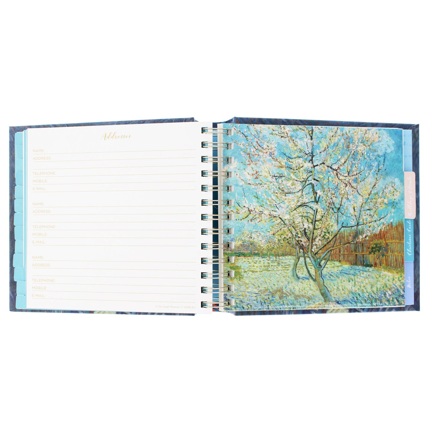 Carnet d'adresses Van Gogh – Autoportrait | Blueprint Collections – vue 4