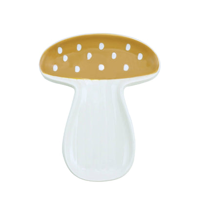 Mushroom Woodland Ceramic Jewelry Keychain