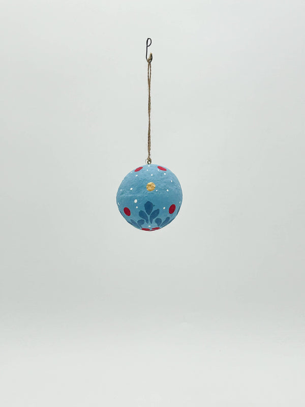Papier-mâché Christmas bauble