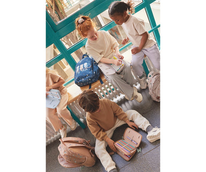 Trousse à Crayons Double Nature Géométrique