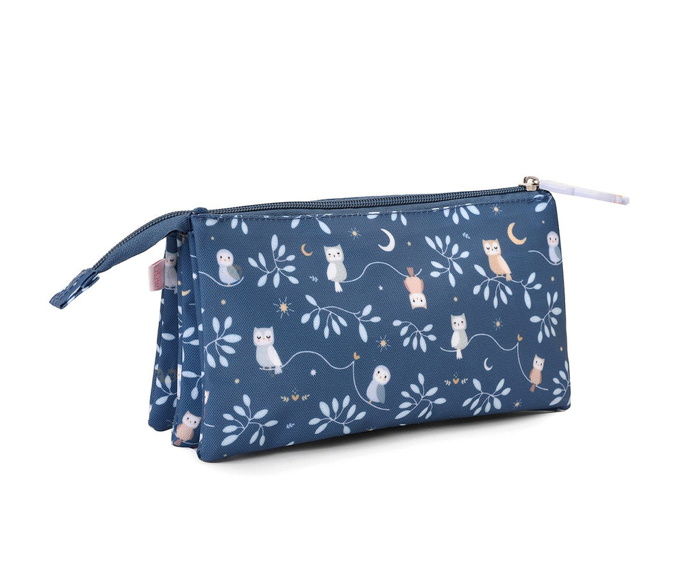 Astuccio portapenne a 3 scomparti Magic Forest