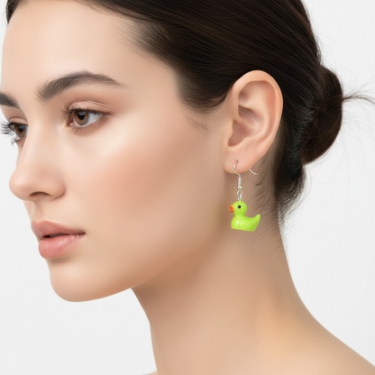 Duck earrings
