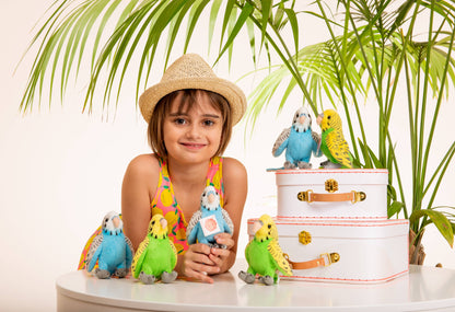 Green Parakeet Plush Toy