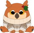 Peluche Holiday Owlbear