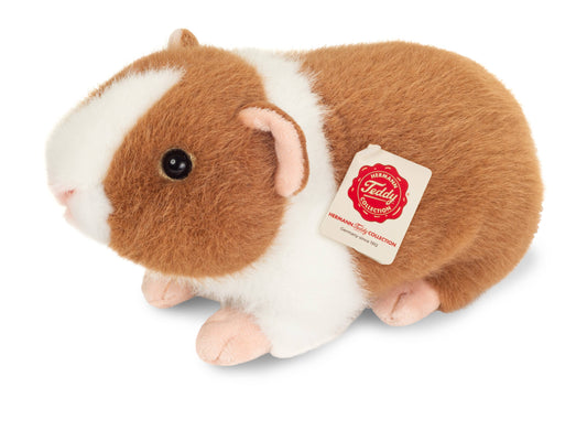 Peluche Cochon d'Inde brun clair-blanc