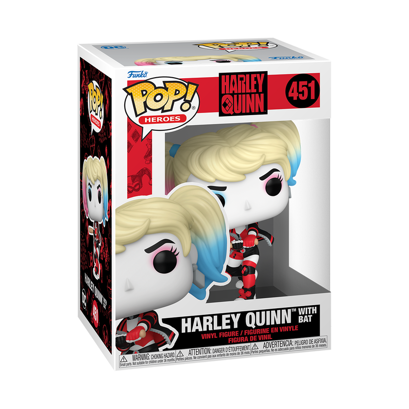 Harley Quinn con una mazza da baseball 