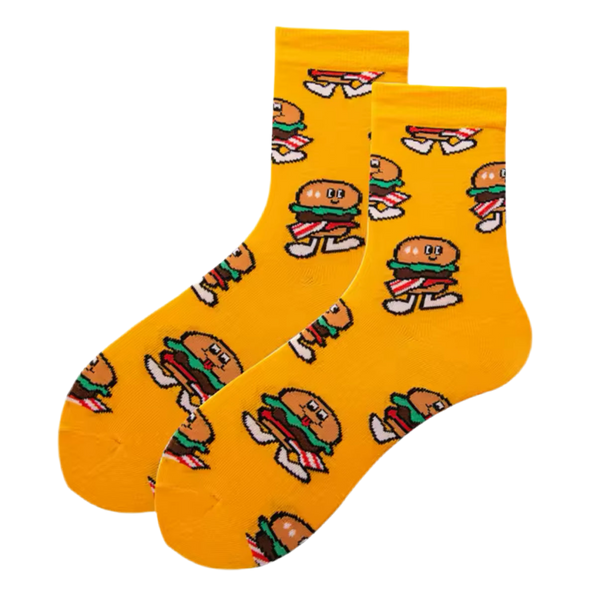 Happy Burger Socks