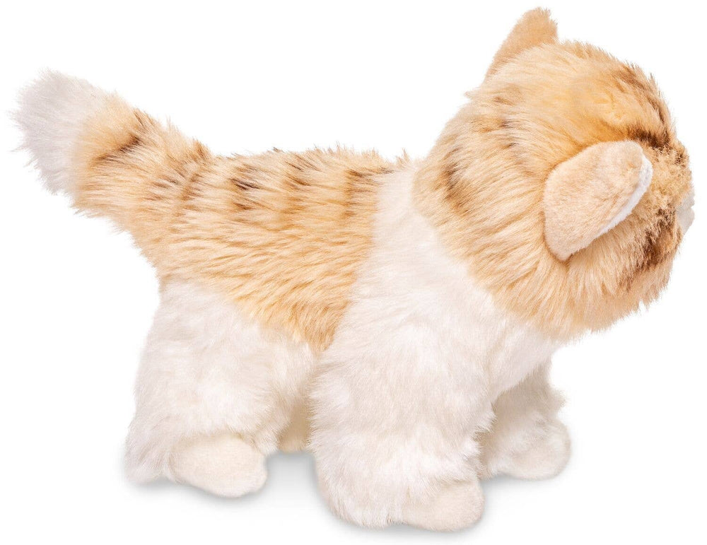 Peluche Chaton Beige Debout-blanc