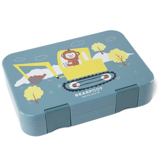 Kids Lunch Box with Compartments - Excavator