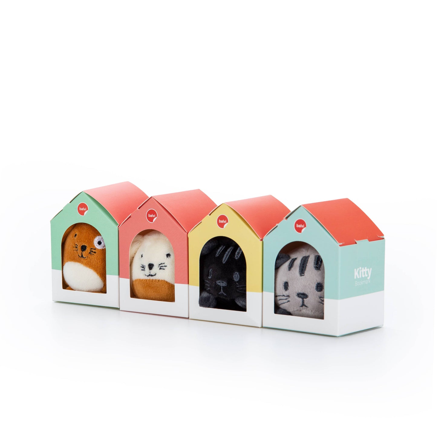 Bookmarks, stuffed animals, x12, polyester