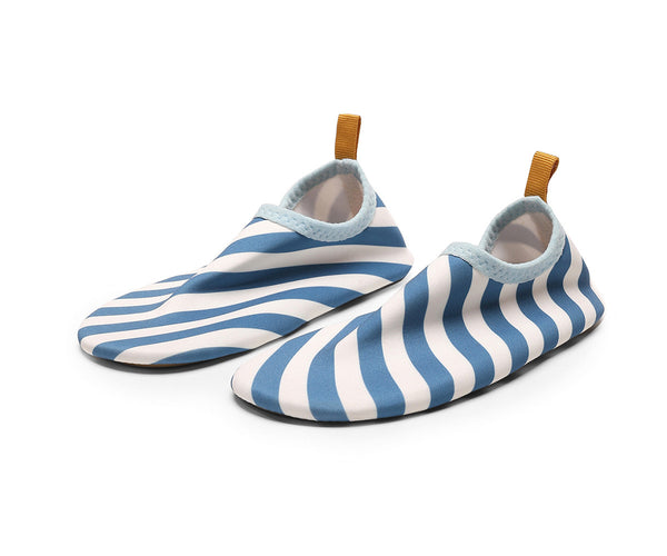Children's Aqua Shoes Stripes Blues & Beyond