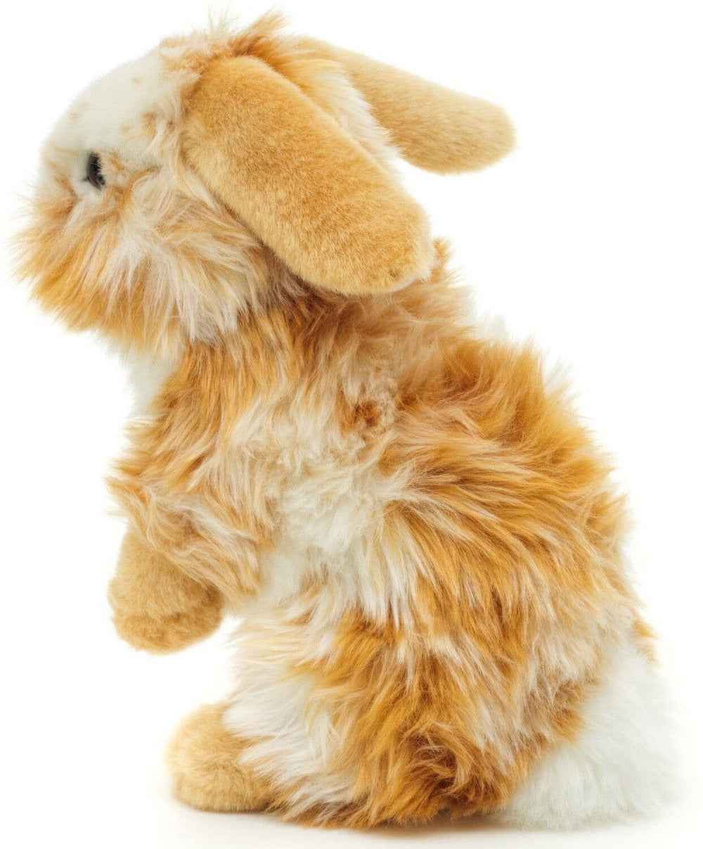 Peluche Lapin Tête de Lion Doré Debout