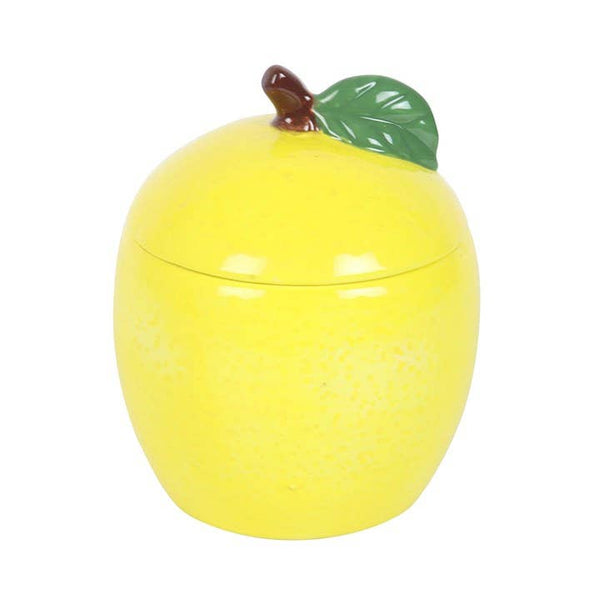 Lemon-Shaped Candle