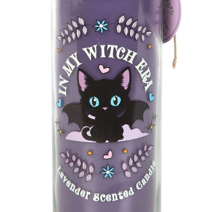 De moustaches et d'ailes Bougie en tube de lavande Bat Cat