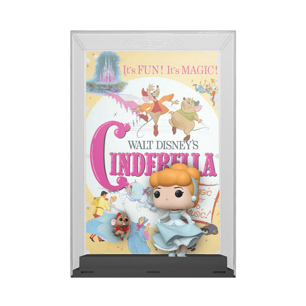 Funko Pop! Movie Poster Cendrillon avec Jaq – Disney