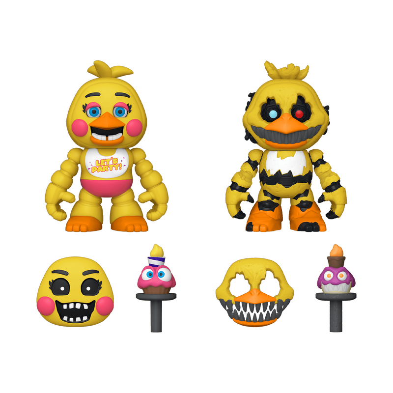 snaps toy chica and nightmare chica 2 pack
