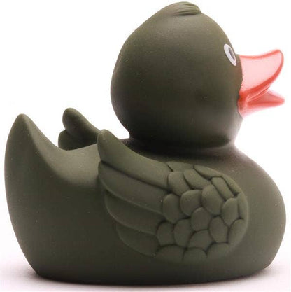 Duck with wings, olive green