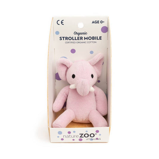 Elephant stroller mobile - Light purple