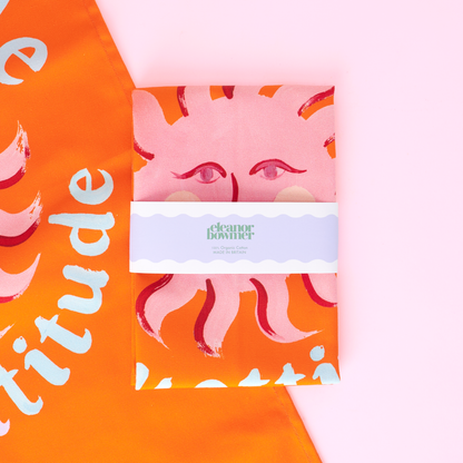 Torchon "La gratitude est mon attitude"