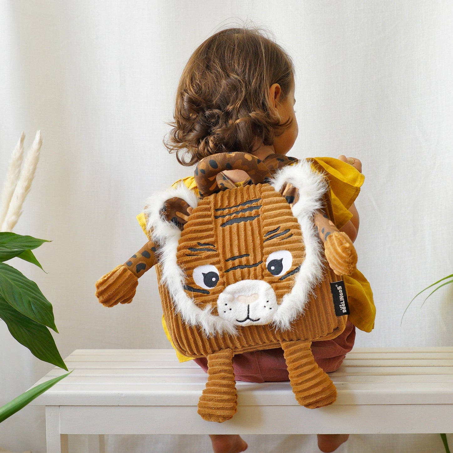 Sac à dos velours côtelé Spéculos le tigre – vue 4
