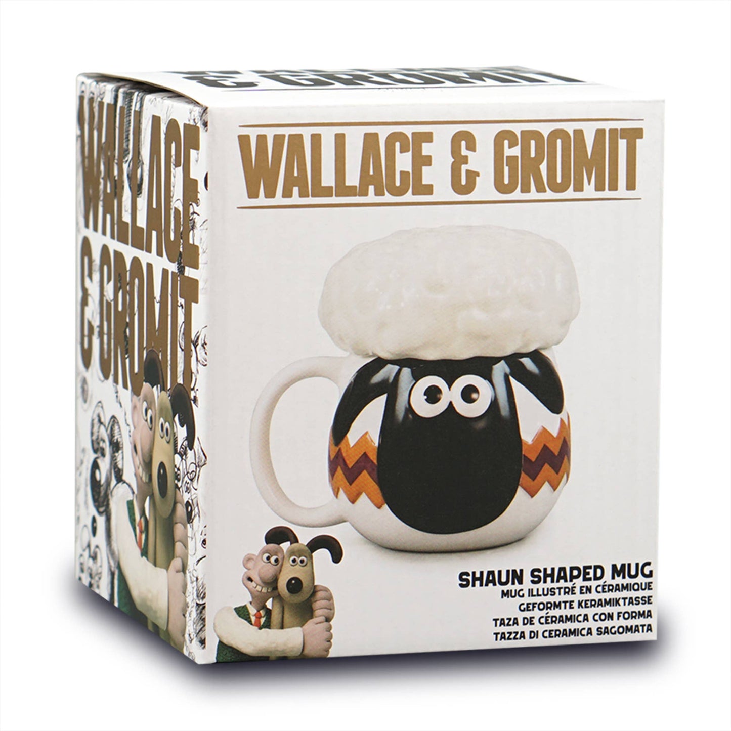 3D mug with lid Wallace &amp; Gromit - Shaun