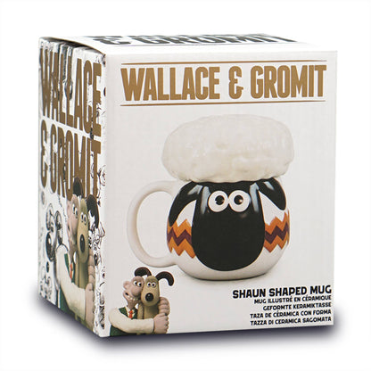 3D mug with lid Wallace &amp; Gromit - Shaun