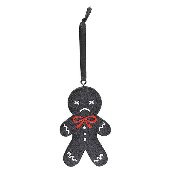 Spooky Gothic Gingerbread Christmas Ornament