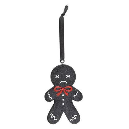 Spooky Gothic Gingerbread Christmas Ornament