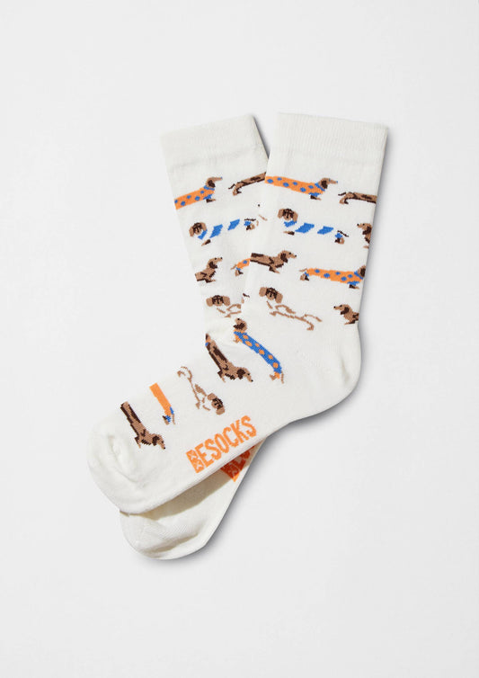 BePets OffWhite - Chaussettes en coton biologique à 100%