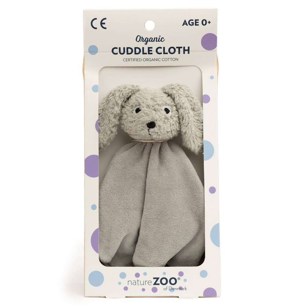Organic Grey Rabbit Plush Toy