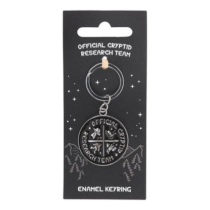 Cryptid research team keychain