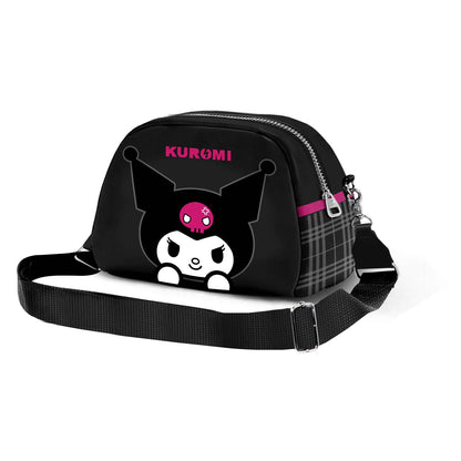 Sac à Bandoulière Bowling Lite Hello Kitty « Kuromi Skull » – Noir