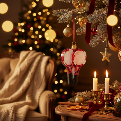 Boule de Noël Raquettes de Tennis
