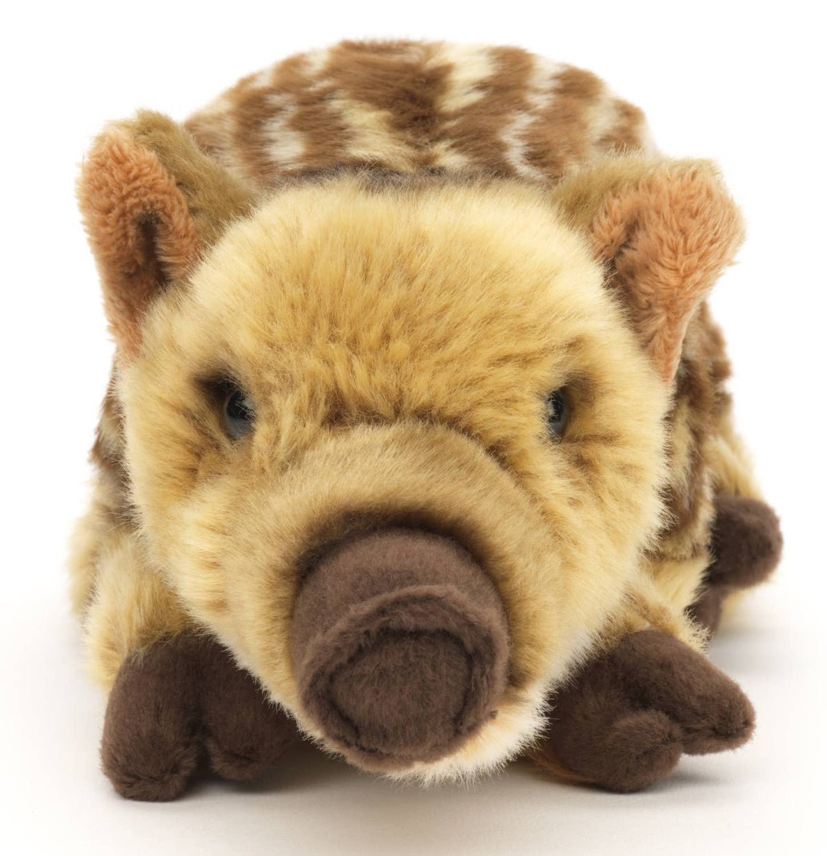 Lying baby wild boar plush toy