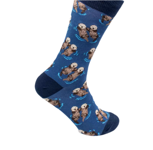 Otter Couple Socks