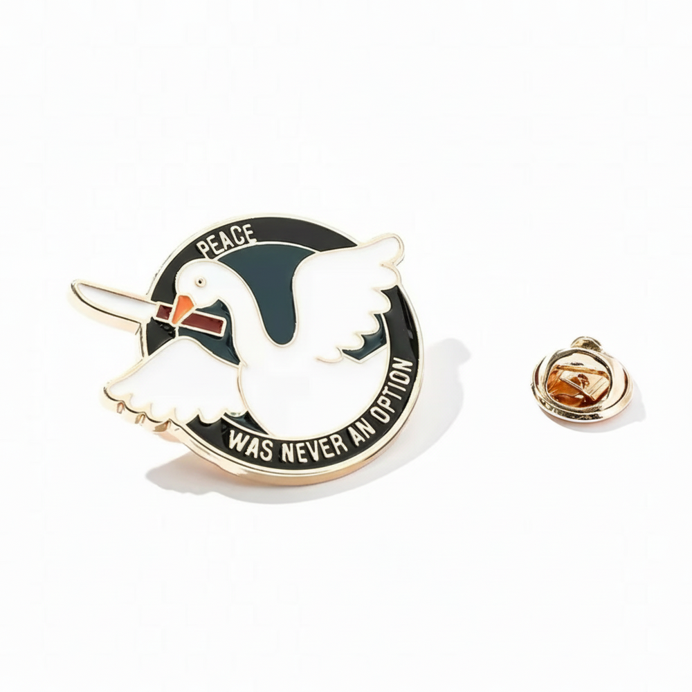 Pin's Ente Blanc Peace was never an option