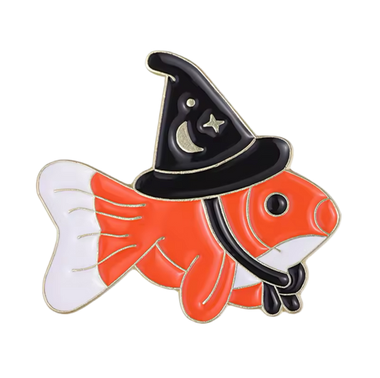 pins poisson rouge sorcier