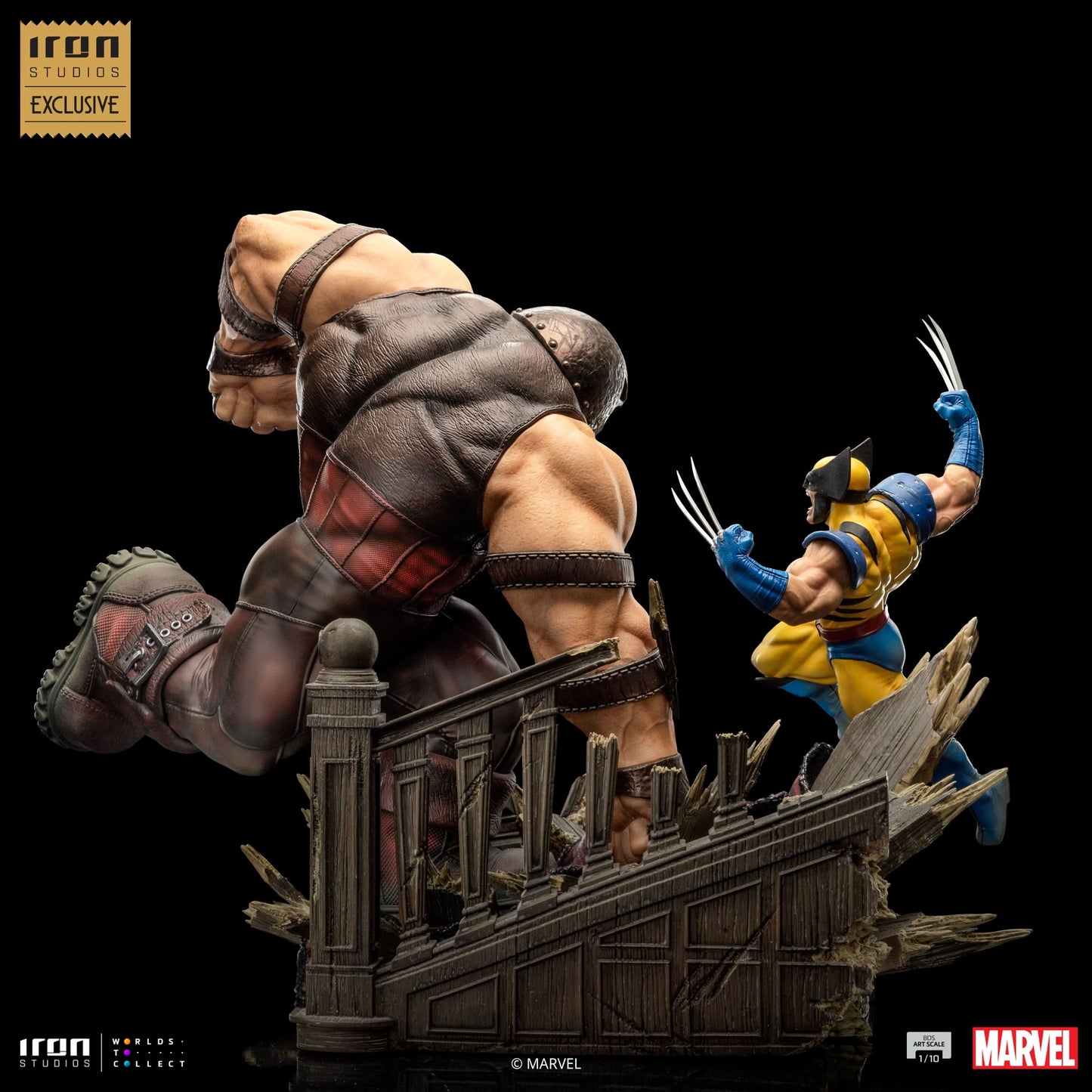 Wolverine vs Juggernaut Statue - X-Men - Art Scale 1/10 - Iron Studios
