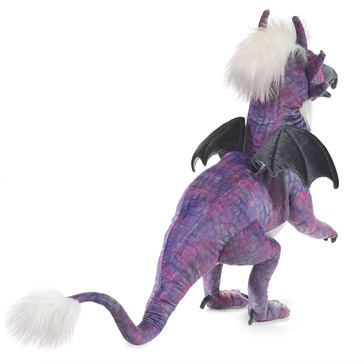 Dragon hand puppet with a beak