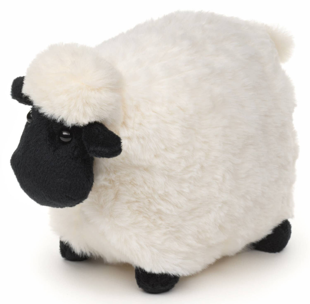 Peluche mouton noir et blanc