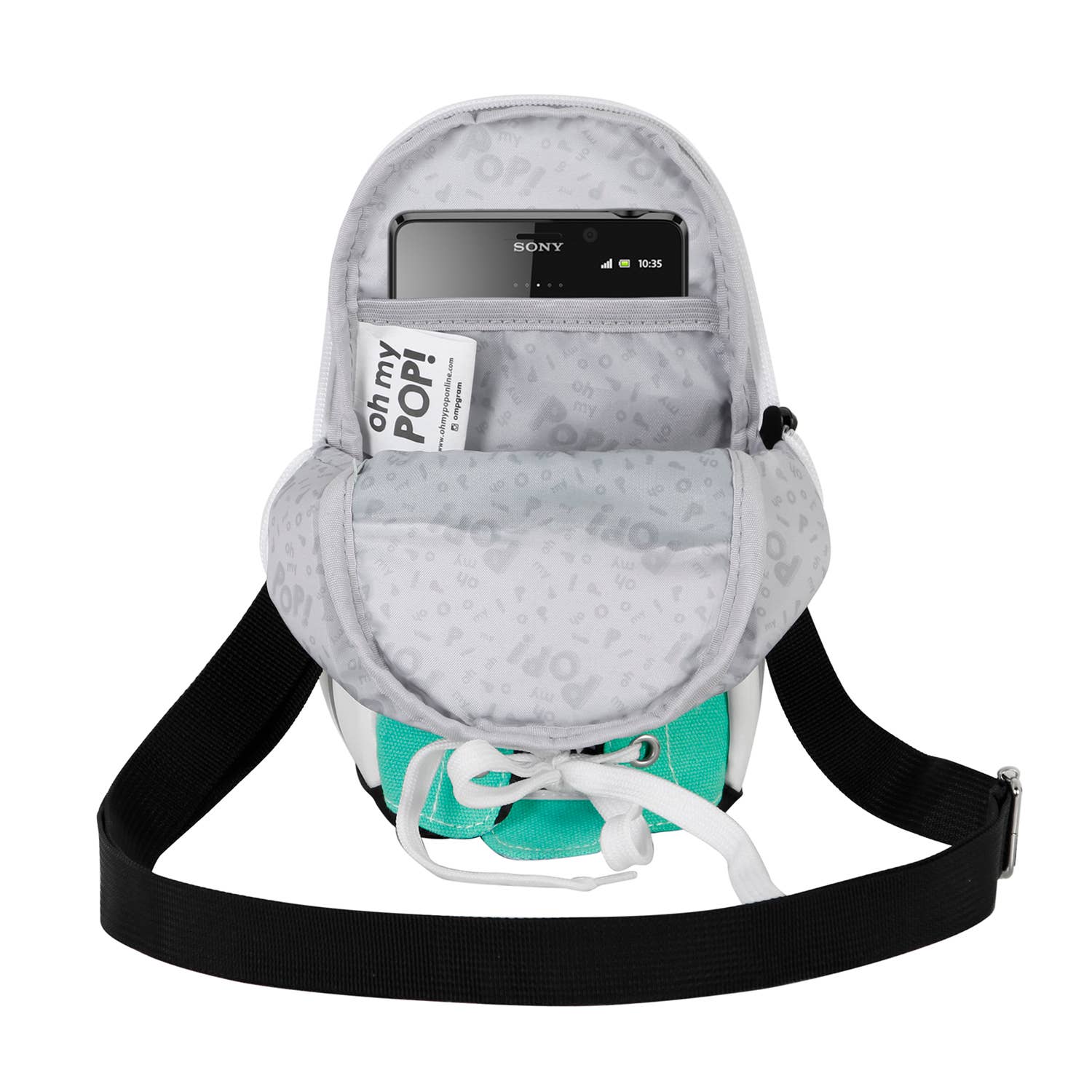Sac Sneakers Oh My Pop! « Mint »