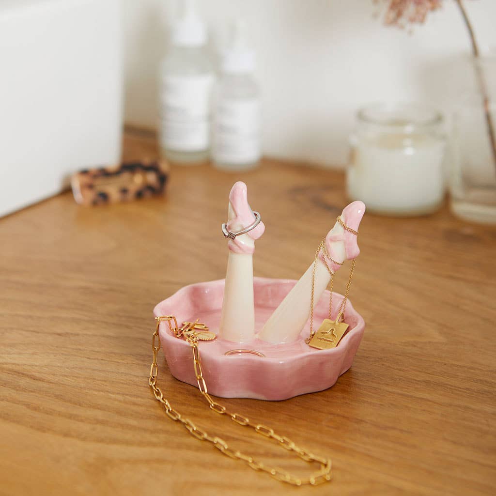 Happy Legs Dance Ring Holder