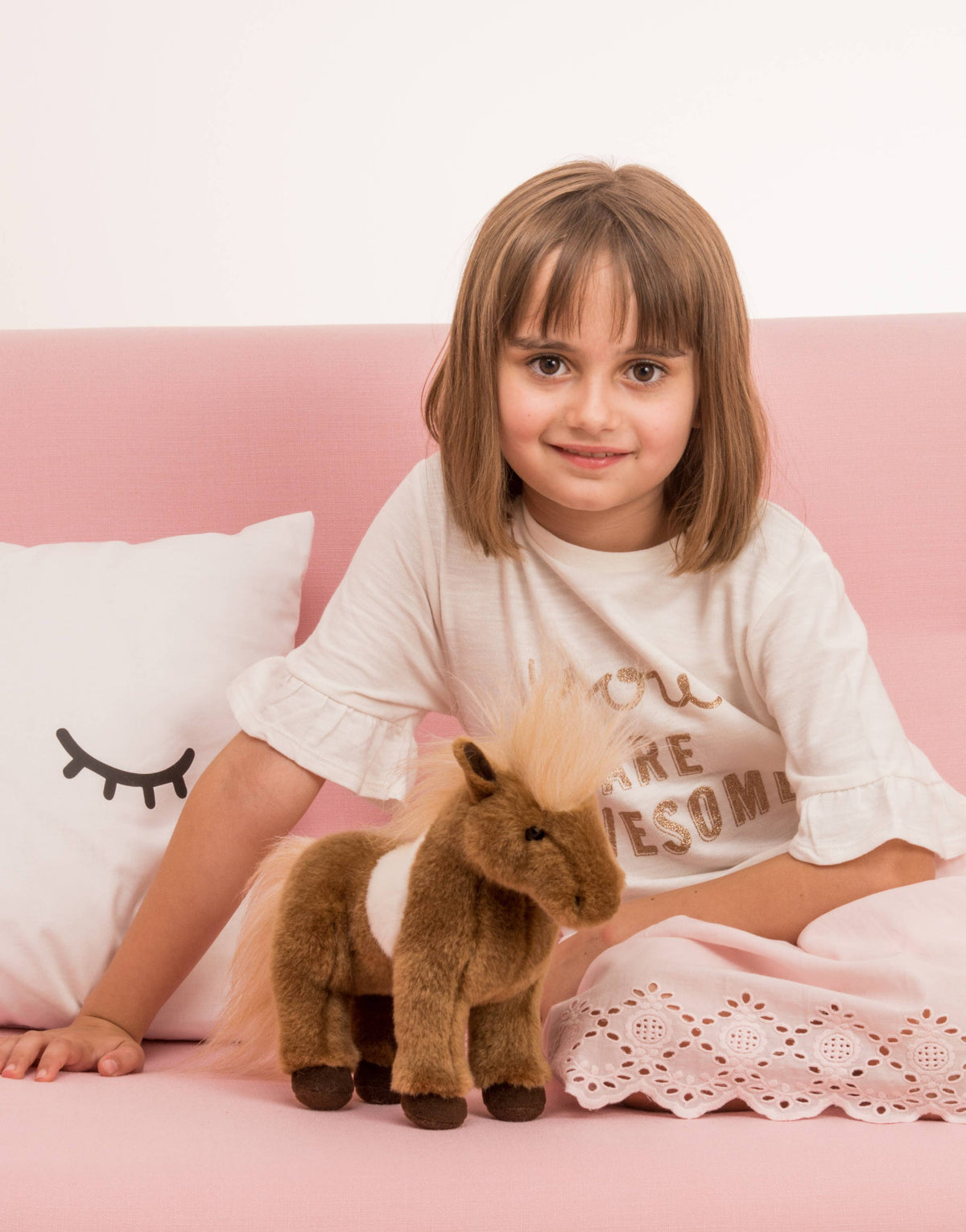 Peluche Poney Shetland – 25 cm