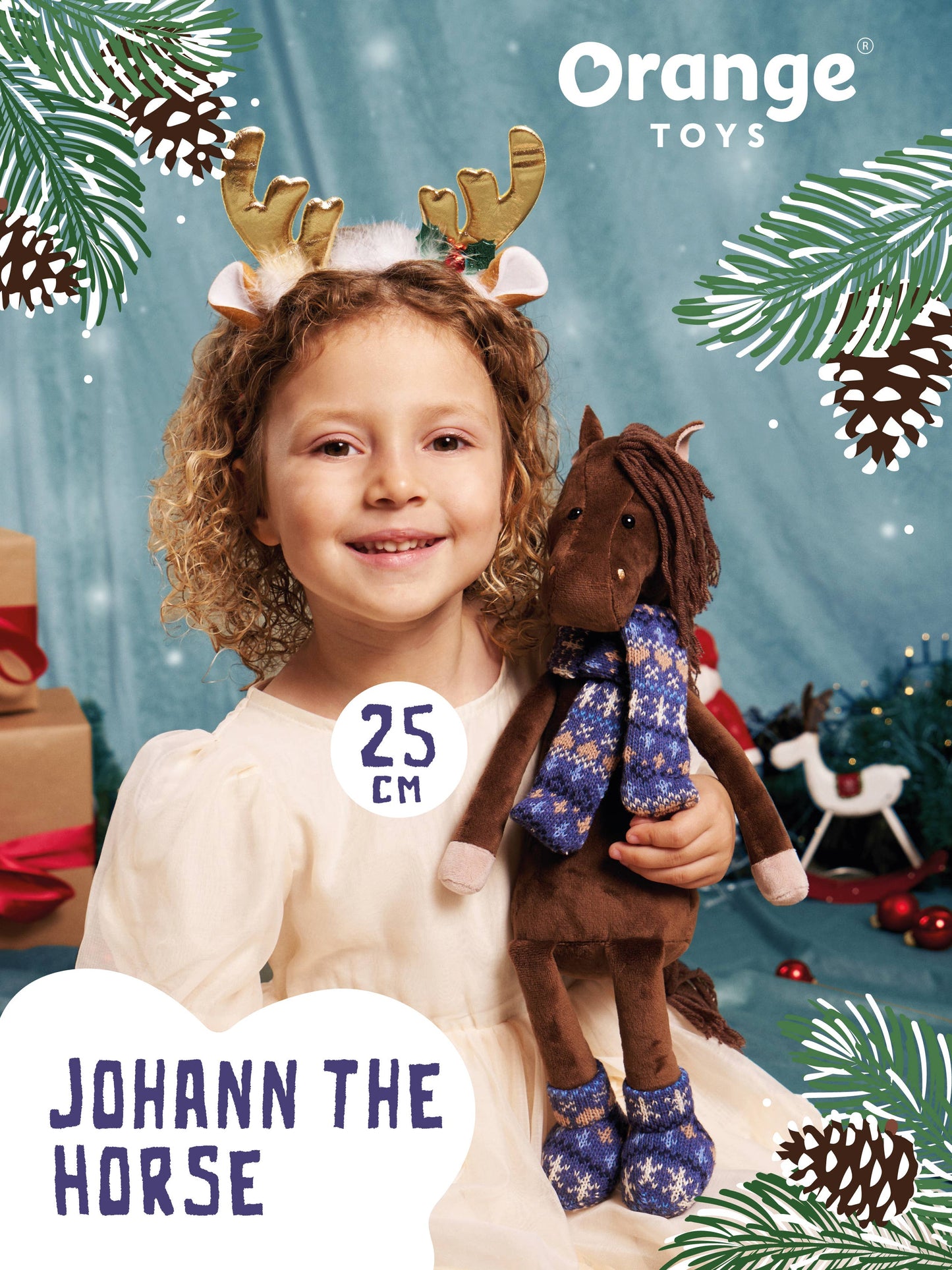 Johann the Horse Plush Toy - 25cm - 0+