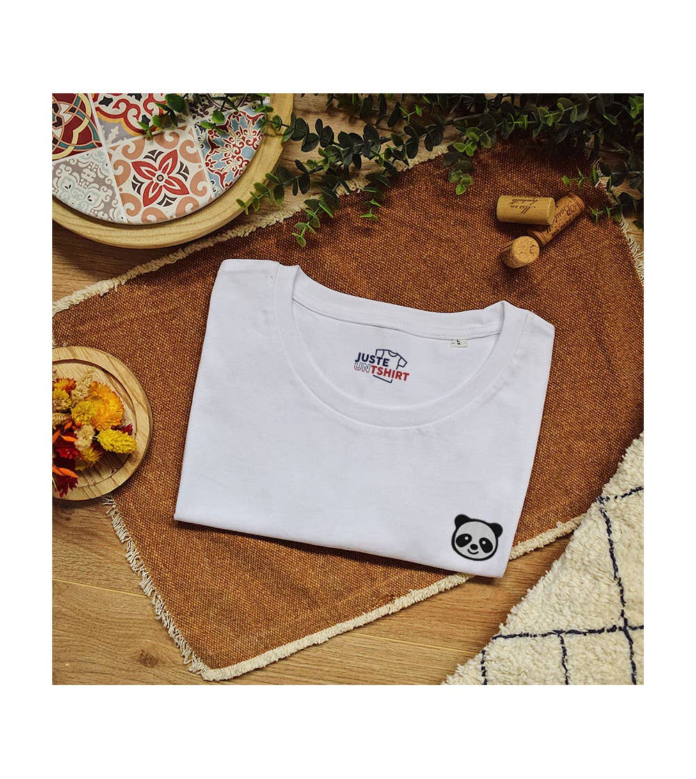Panda Embroidered T-shirt
