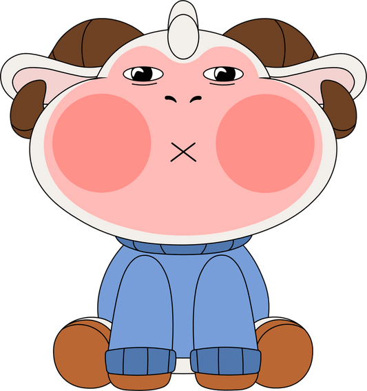 Hold It In Rammie Plush (9in)