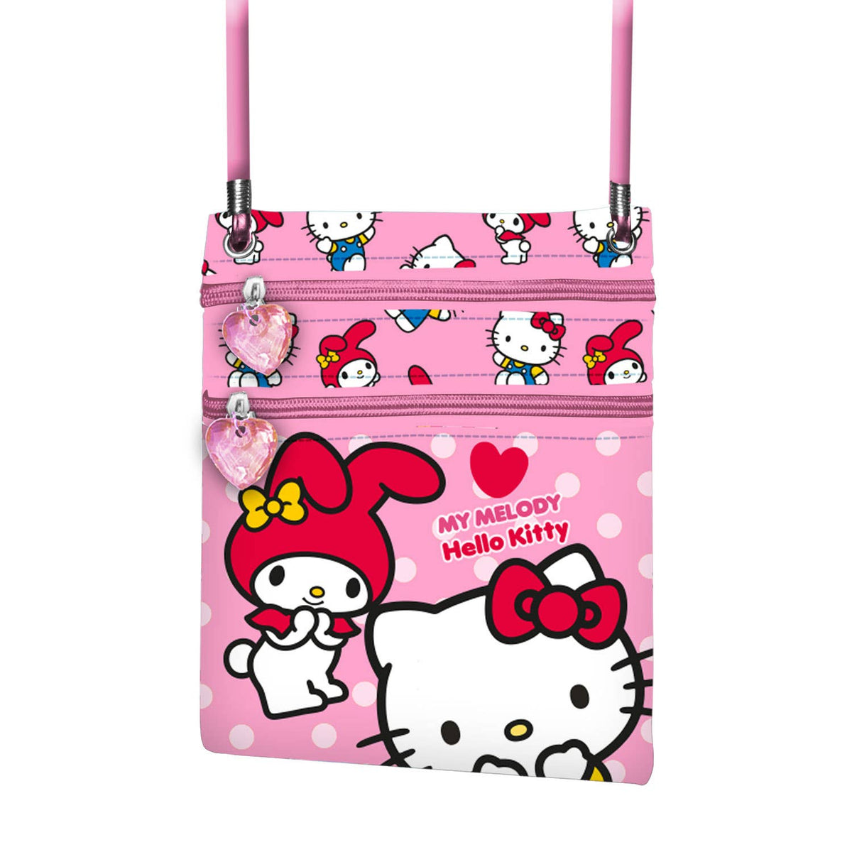 Sac à Bandoulière Action Vertical Hello Kitty « Lovely »