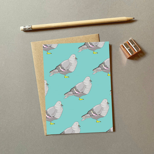 Pigeons Greeting Card
