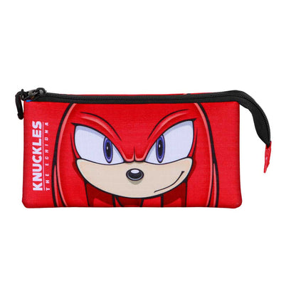 Trousse Triple SEGA Sonic le Hérisson - Knuckles Regard